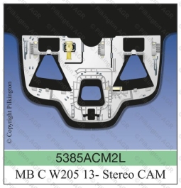 Ветровое стекло на MERCEDES C-CLASS W205 4LIM,5KOM
