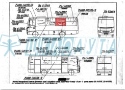 МАЗ 256 боковое левое (бронз)
